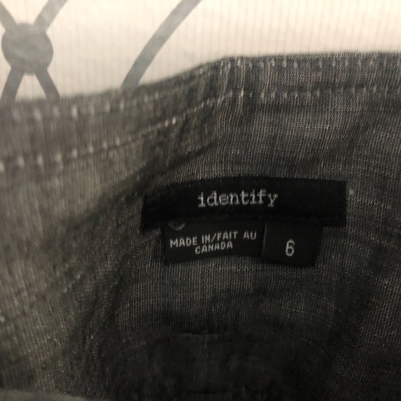 Identify Grey Linen Pants ~ Made in Canada - Picture 6 of 12